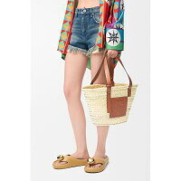 LOEWE Spring Summer Basket Bag Tan - Picture 2 of 5